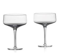 Set de 2 coupes ROCKS en cristal sans plomb Transparent Zone Denmark