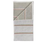 ZONE DENMARK Sauna Serviette de Bain, 50x100 cm, 100% Coton, très absorbante et séchage Rapide, Serviette de Toilette/Serviette de Sauna, Super Douce, Gris Clair/Eucalyptus/Terracotta