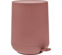 Zone Denmark Seau à cosmétique 5L Seau de bain Seau à pédale Poubelle à pédale peach red
