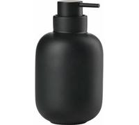 Zone Denmark Seifenspender Sensu Black, Steinzeug, ABS, Schwarz, 300 ml, 34924