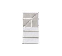 ZONE DENMARK Serviette de douche SAUNA 70x140cm Blanc/Gris clair/Eucalyptus blanc