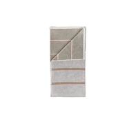 ZONE DENMARK Serviette de douche SAUNA 70x140cm Gris doux/Eucalyptus/Terracotta gris clair