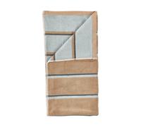 Zone Denmark Serviette de sauna Camel-ice blue-olive green. 50x100 cm