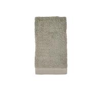 ZONE DENMARK Serviette de toilette classique, douce à haute absorption, 100 % coton, 99,1 x 48,3 cm, vert eucalyptus