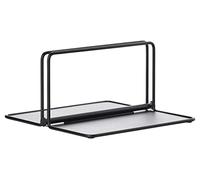 Zone Denmark Singles Rond de serviette en métal, 22,5 x 22,5 x 11,3 cm, noir