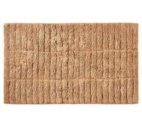 ZONE DENMARK - Tapis De Bain Tiles- 80 x 50 cm - 100% Coton - ÉPais & Absorbant - Sensation AgréAble - Sangle Pratique pour Séchage - Lavable à 40° en Machine - Mandarine