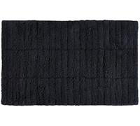 Zone Denmark Tiles tapis de bain 80x50 cm rectangulaire noir 331847