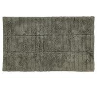 ZONE DENMARK Tiles Tapis de Bain en Coton Vert Olive 80 x 50 cm