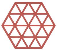 Zone Denmark Triangles Dessous-de-Plat 16 x 14 x 0,9 cm Burned Red