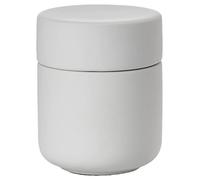 ZONE DENMARK Ume Boîte de rangement en céramique avec couvercle Diamètre 8,3 cm Hauteur 10,3 cm Gris clair
