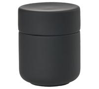 Zone Denmark Boîte de rangement en céramique Ume avec couvercle Noir Ø 8,3 cm H 10,3 cm