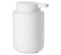 Zone Denmark Ume Distributeur de Savon Liquide en faïence avec revêtement Soft Touch Blanc