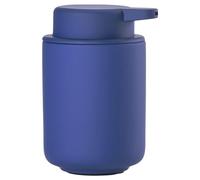 Zone Denmark Ume Distributeur de Savon Liquide, faïence/céramique avec revêtement Soft Touch, Design scandinave, 250 ML, Hauteur 12,8 cm, Indigo Blue (Bleu)