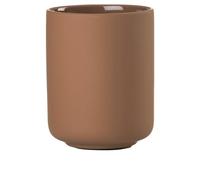 Zone Denmark Ume Gobelet pour Brosse à Dents Dia 8,3 x 10,3 cm Ocre Brun