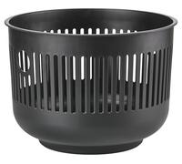 Zone Denmark Ume Panier à linge, collecteur à linge, poubelle à linge, 30 litres, diamètre 40 cm, hauteur 29,2 cm, noir