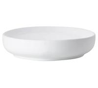 Zone Denmark Porte-Savon Ume, Porte-Savon, Porte-Savon pour lavabo, grès avec revêtement Soft Touch, diam. 12 cm, Blanc