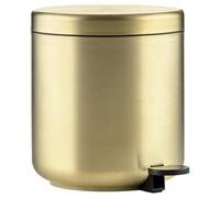 ZONE DENMARK Ume Poubelle à pédale Dia 19,5 x 22 cm 4 litre Laiton