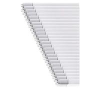 ZONE LED Lot de 25 tubes, 120 cm, 18 W, lumière blanche (6400 K), 1600 lm, équivalent à 36 W, angle d'éclairage : 160 °