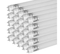 ZONE LED Lot de 25 tubes LED 150 cm, blanc neutre (4000 K), 2100 lumens, T8, G13-20 W (équivalent à 58 W), starter inclus, tube fluorescent LED