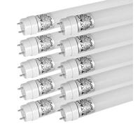 ZONE LED SET - Tube LED 60 cm, blanc froid (6500 K), 850 lumens, T8, G13-9W (remplace 18W), avec démarreur, Tube néon fluorescent LED, pack de 10