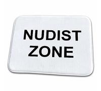 Zone Nudiste Paillasson D'Entree Doux Tapis De Douche Lavable en Machine Tapis De Bain pour Cuisine Porte Chambre 40X60 Cm