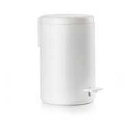 Zone Seau à pédale Rim 3 litres blanc