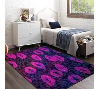 Zone Tapis De Jeu Tapis De Sol Flanelle Salon Chambre Cuisine Tapis Antidérapant Imprimé Léopard en Peau De Vache Animal 3D Garçons Chambre Rug Tapis pour Enfants - Nettoyage Facile 200-9403382226754