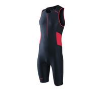 Combinaison de triathlon Zone3 Activate sans manches noir rose - M