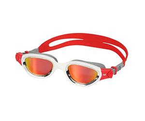 ZONE3 Gafas de natación Venator-x, Color Plata Blanco Rojo, Talla única