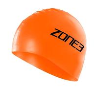 2024 Zone3 Bonnet De Bain En Silicone Sa18scap - Orange Haute Visibili
