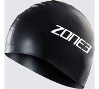 ZONE3 Gorro Natación Silicona Unisex Adulto, Negro, Talla única