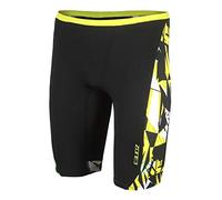 ZONE3 High Jazz 2.0 Maillot de Bain pour garçon Noir/Jaune/Vert/Blanc 14 à 15