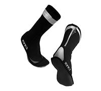ZONE3 Mixte Escarpines Escarpines Neopreno, Black / Reflective Silver, XS Taille Tall EU