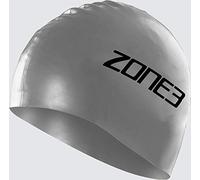 ZONE3 Mixte Natación Silicona Gorro de nataci n, Gris, Taille unique EU