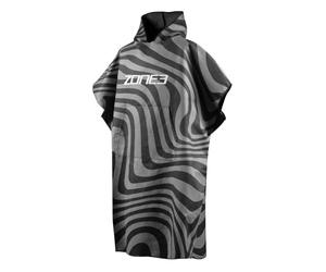 ZONE3 Mixte Ow25umfp104/Os Microfibre Changing Robe, Black/Grey, Taille Unique EU