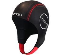 Zone3 Neoprene Swim Cap Noir/Rouge Petit Unisex