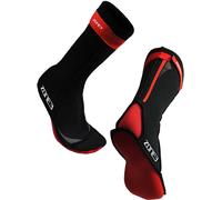 Zone3 Neoprene Swim Socks Noir/Rouge Moyen Unisex