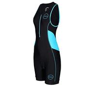 ZONE3 Trisuit Activate pour Femme, Noir/Turquoise, L