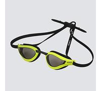 ZONE3 Viper gafas de natación, lentes ahumadas, Negro/Lima, Talla única