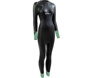 Zone3 women terraprene vision wetsuit black/green m