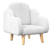 ZONEKIZ Fauteuil pour Enfant Design Scandinave Nuage 46 x 51 x 55 cm Blanc