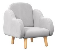 ZONEKIZ Fauteuil scandinave pour enfants 46x51x55 cm Gris
