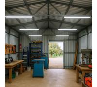 Zones Humides Lumière Lampe Tube LED 5760lm Blanc Froid IP65 48W 150CM 6er Set