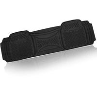 ZONETECH Heavy Duty Solide en Caoutchouc Noir Tapis de Sol - qualité Haut de Gamme arrière de l'automobile Universal 1 Piece Runner Mat- All Weather Protection-Parfait pour Voitures, camions et vus