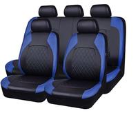 ZONEWD 9 Pièces Housse Siège en Cuir pour Dacia Duster 2000-2024, Ensembles de Housses Quatre Saisons, Accessoire Auto, Bleu