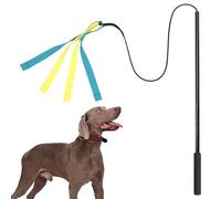 ZONEWD Flirt pour Chien | Poteau rétractable pour Chien avec Jouet,Poteau Flirt interactif pour l'exercice du Chien, entraîneur Amusant pour Petits, Moyens et Grands Chiens