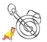 ZONEWD Jouet Casse-tête en métal,Jeu de désenchevêtrement de Test de QI de 8 pièces Iron V Unlock Interlock Game |, Puzzles en Fil métallique Magic Trick Toy, Puzzle en métal pour et Adultes