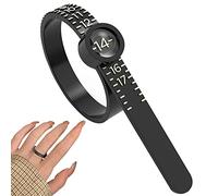 ZONEWD Taille Bague | Baguier avec fenêtre agrandie,Outil dimensionnement Bijoux jauge Taille Doigt réutilisable avec fenêtre agrandie 1-17 US Rings Size Jewelry Tools