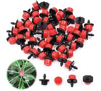 ZoneYan Brumisateur arroseur Bricolage pour Le Jardin Serre. Goutteurs réglables d'irrigation arrosage Goutte à Goutte (100 PCS)