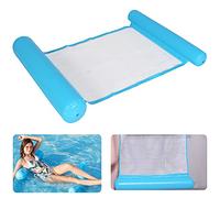 ZoneYan Hamac Gonflable Piscine, Hamac Flottant Gonflable, Hamac Piscine Adulte, Multi Usage Flottantes Hamac, Hamac Piscine 4-en-1, Hamac Aquatique Gonflable, Bouées Et Matelas Gonflables Hamac